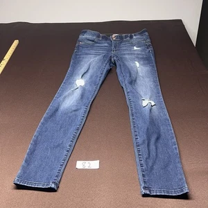 Candies Women's Jeans Skinny Elastic Waist Size 11/30W Distressed - Picture 1 of 11