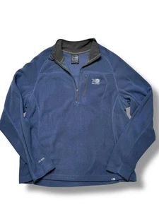 Jersey polar Karrimor azul 1/4 cremallera para hombre talla L exterior senderismo - Imagen 1 de 12