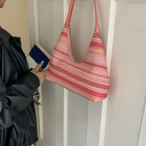 Lightweight Woven Crossbody Pocket For Reinforced Trendy Blocking All Weather - Picture 1 of 13