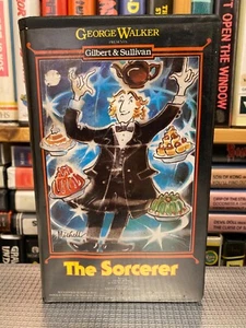 THE SORCERER RARE pre cert BRENT WALKER VHS video Gilbert & Sullivan opera - Picture 1 of 3
