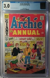 1969-1970 Archie Annual #21, CGC 3.0 - Picture 1 of 2