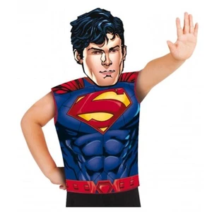 SUPERMAN KINDER KOSTÜM & MASKE # 3-6 J. Karneval Fasching Superheld Jungen Shirt - Bild 1 von 2