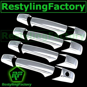 07-13 Chevy Silverado 1500+2500+3500+HD Truck Chrome 4 Door Handle Cover NEW - Picture 1 of 1