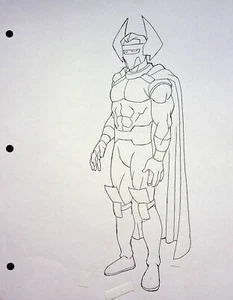 Superman Batman Public Enemies JEFF JOHNSON ART Produktion handgezeichnetes Modell - Bild 1 von 2