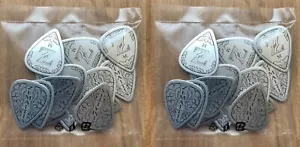 Zemaitis Pick Total 40 picks ZP06 TD / M Teardrop Medium 0.75mm Celluloid Japan - Picture 1 of 11