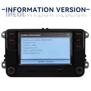 Für VW Tiguan Golf NONAME RCD330 RCD360 PRO 187B Android Auto Carplay Autoradio - Bild 1 von 11