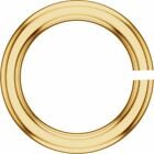 7mm OD 5.5mm ID SOLID 14k Yellow Gold 20ga gauge OPEN Jump Ring USA MADE