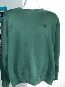 Olympics Sweatshirt Mens Large Green Crew Neck Made in USA Vintage J C Penney - Picture 1 of 4