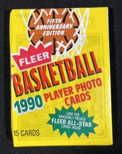 1990 Fleer Basketball Pack David Robinson Back Possible Michael Jordan - Picture 1 of 2
