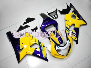 Yellow Purple ABS Plastic Injection Fairing Kit Fit for 2000-2002 GSXR1000 - Bild 1 von 6