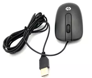 Hp Optical USB Mouse Black / 672652-002 5V DC 100mA Tested - Picture 1 of 6