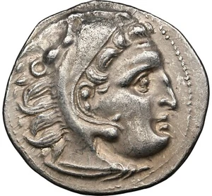 Alexandre le Grand Drachme NGC Ch choix XF pièce de monnaie grecque ancienne argent 310 av. J.-C. - Photo 1 sur 7