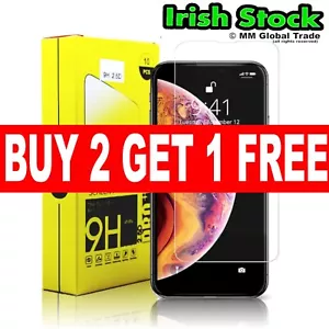 BUY 2 GET 1 FREE Genuine Screen Saver Protector Apple iPhone 16 15 14 13 12 11 - Imagen 1 de 14