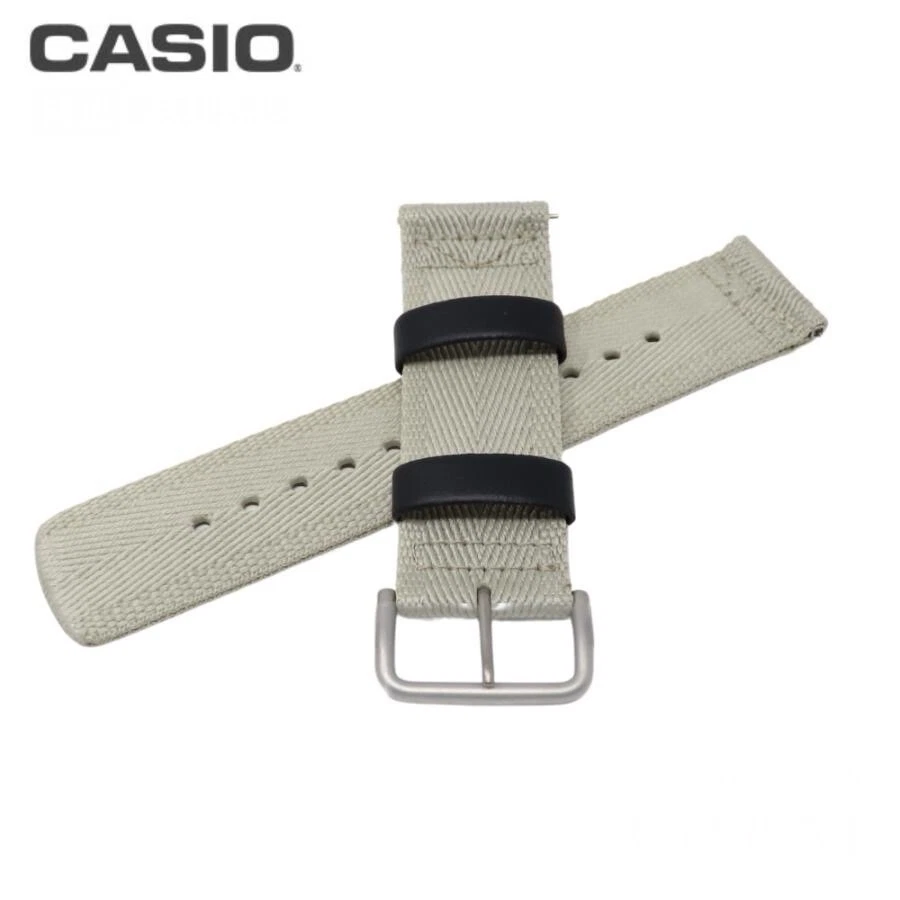 Correa de reloj de nailon beige genuino CASIO PRO TREK 10568025 para PRG-650YBE PRW-6600YB Foto 1 de 4