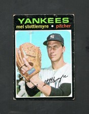 1971 Topps Mel Stottlemyre #615 ~~ Tough Card ~~ NY Yankees