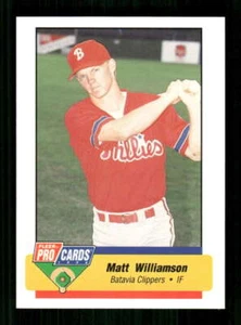 1994 Fleer Pro Cards Batavia Clippers #3457 Matt Williamson NM Near Mint BXCP24 - Picture 1 of 2