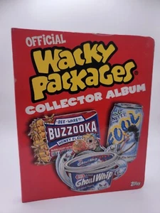 Libro álbum de pegatinas vintage - 2005 Topps paquetes oficiales Wacky coleccionista sin usar - Imagen 1 de 4