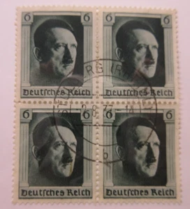 GERMANY, Scott: B102a block of 4, USED Cat $6 - Picture 1 of 1