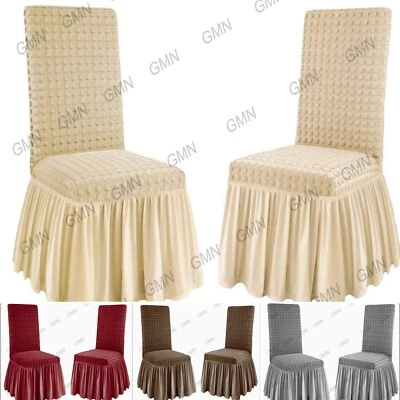 4 COPRISEDIA ELASTICIZZATO CON SCHIENALE ALTO COPRISEDIE CUCINA COPRI SEDIA . - Immagine 1 di 4