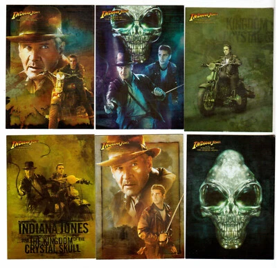 2008 INDIANA JONES and the KINGDOM OF THE CRYSTAL SKULL 10-CARD FOIL INSERT SET - Image 1 of 2