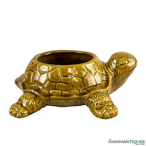 Jardiniere de tortuga de cerámica de California de mediados de siglo - Imagen 1 de 9