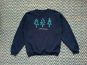 Vintage Sugar Island, Michigan Sweatshirt on Alore. Blue. Large. Made in US - Picture 1 of 3