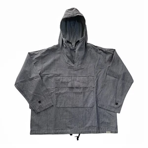 Sugar Cane Light Japan Work Fabric Hickory Anorak Jacket Size Medium SC14305 - Picture 1 of 16