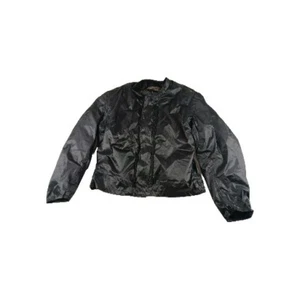 Dririder Men's Jacket Size M Lying Flat C44" - L24" - SL16" Black Motorcycle Jac - Picture 1 of 9