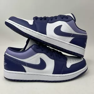 Nike Air Jordan 1 Retro Low “Sky J Purple/ Blueberry” 553558-515 Men’s 10.5 Worn - Picture 1 of 8