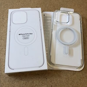 Coque rigide MagSafe authentique Apple iPhone 15 Pro Max transparente A3130 MT233ZM/A - Photo 1 sur 10