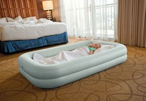 INTEX Kinder Reisebett Set Kinderbett Luftbett Gästebett Matratze 66810 turkis - Bild 1 von 1