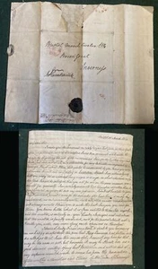 1814 BRISTOL Fine A/L EVAN BAILLIE to Provost Grant of Bught, INVERNESS - Picture 1 of 2