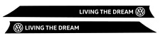 2 x Living the Dream Transporter T6  Camper Wing decal sticker graphics