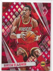 2023-24 Panini Phoenix Red Ice Hakeem Olajuwon Rockets C Color Match #197 - Imagen 1 de 1