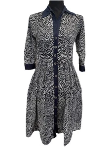 Vestido Samantha Sung pintado/dibujado a mano estampado hasta la rodilla talla: 4 - Imagen 1 de 13