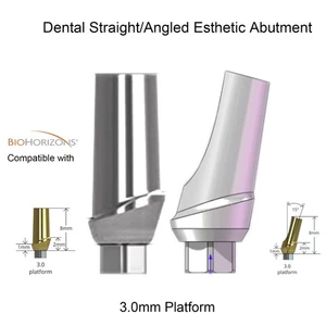 Pilar estético dental recto/ángulo compatible BioHorizons plataforma de 3,0 mm - Imagen 1 de 9