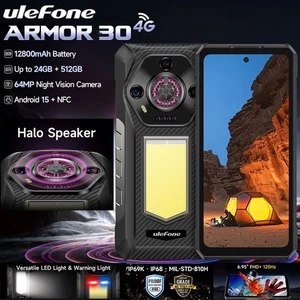 Ulefone Armor 30 4G LTE Rugged Phone Android 15 Handy Unterwasserkamera Outdoor - Bild 1 von 23