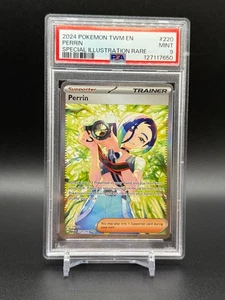 Perrin 220/167 Pokemon TCG Sv06: Twilight Masquerade Full Art SIR PSA 9 - Picture 1 of 2