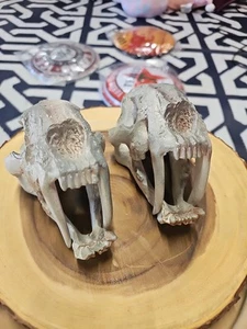2 Resin Skulls - Picture 1 of 11