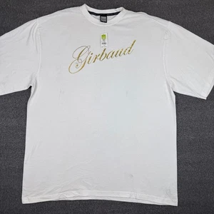 Vintage Marithe Francois Girbaud Jeans T-Shirt Mens 3XL White Logo Rap Y2K NWT - Picture 1 of 8