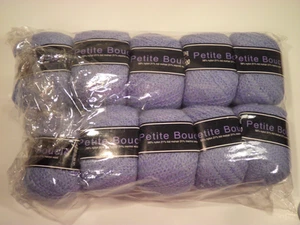 Knit One Crochet Too Petite Boucle Garn 10 Lavendel Kind Mohair Merinowolle Nylon - Bild 1 von 8