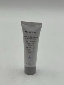 BEIGE 302 Mary Kay Medium Coverage Foundation Wide Gray Cap. New - Picture 1 of 2