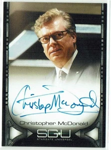 Stargate Universe Season 1 Autograph Card Christopher McDonald as Alan Armstrong - Picture 1 of 2