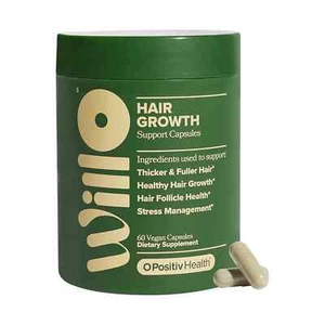 1 Pack O Positiv Willo Hair Growth Support 60 Capsules For Women Hair Health New - Imagen 1 de 4