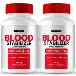 (2 Pack) Blood Stabilizer Capsules - Advanced Blood Health Support Formula Pills - Picture 1 of 3