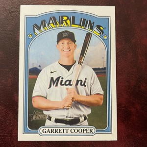 2021 Topps Heritage 1972 Set GARRETT COOPER high #633 MIAMI MARLINS 