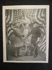 1899  Spanish American War Photo Print - "The North And South United"-  FRAME IT