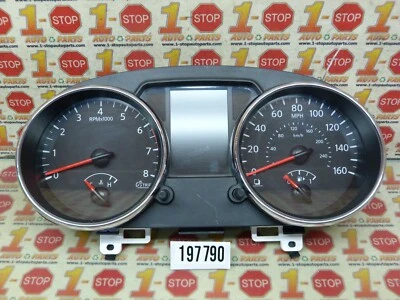 Velocímetro Nissan Rogue 2012-2015 cuadro de instrumentos 24810-1Vx5C fabricante de equipos originales 93084 millas Foto 1 de 4
