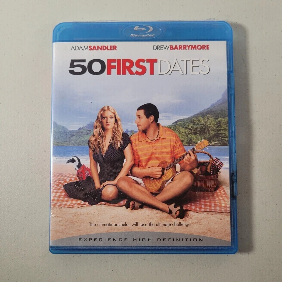 50 First Dates Blu-ray Disc 2006 Partially Sealed Unopened Romantic Comedy Foto 1 de 4