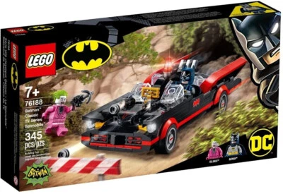 LEGO DC Comics 76188  La Batmobile de Batman Série TV classique Rare Neuf Scellé - Photo 1/4